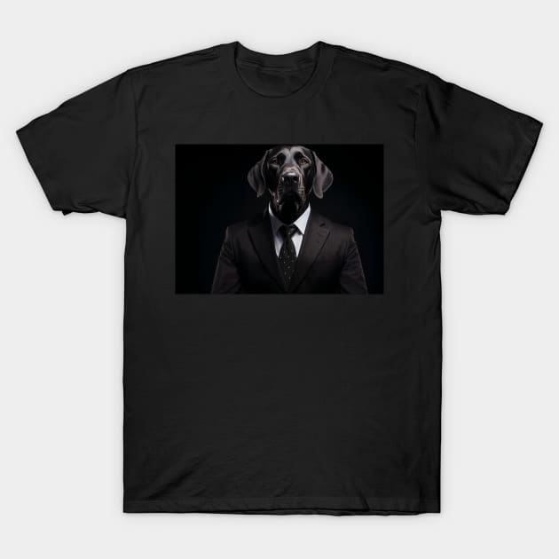 Suited Paws T-Shirt by damnaloi